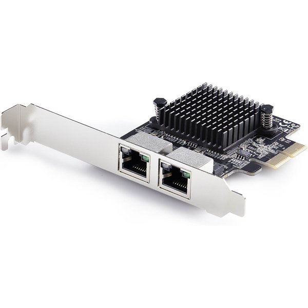 Startech.Com Scheda Di Rete Pcie Gigabit A 2 Porte 5G, Interfaccia LAN PCI Express 5G/2,5G/1G/100M/10M, Realtek RTL8126, NIC Multi-Gigabit Per Windows E Linux, TAA-image