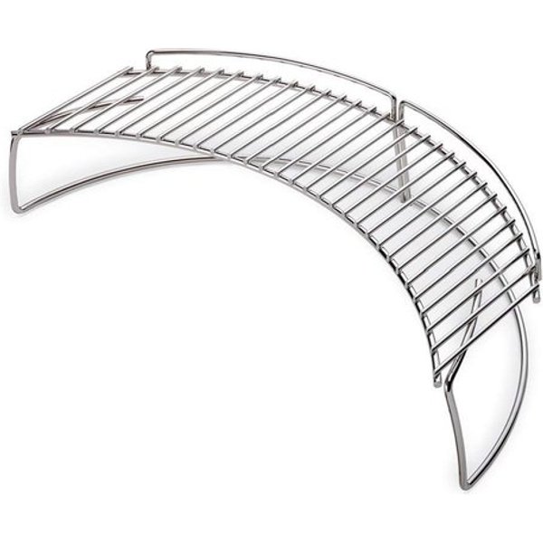 Griglia Barbecue Weber 8417 Scaldavivande Cromo Lucido-image