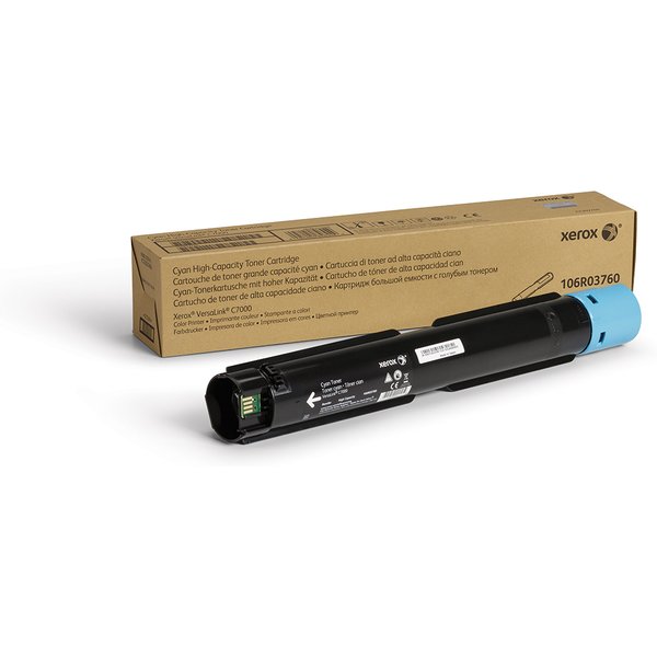 Xerox Cartuccia Toner Ciano A Alta Capacità Da 10100 Pagine Per Stampante A Colori ® Versalink® C7000 (106R03760)-image