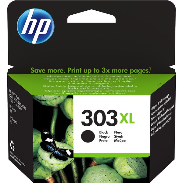 HP Cartuccia Di Inchiostro Nero Originale Ad Alta Capacità 303XL-image