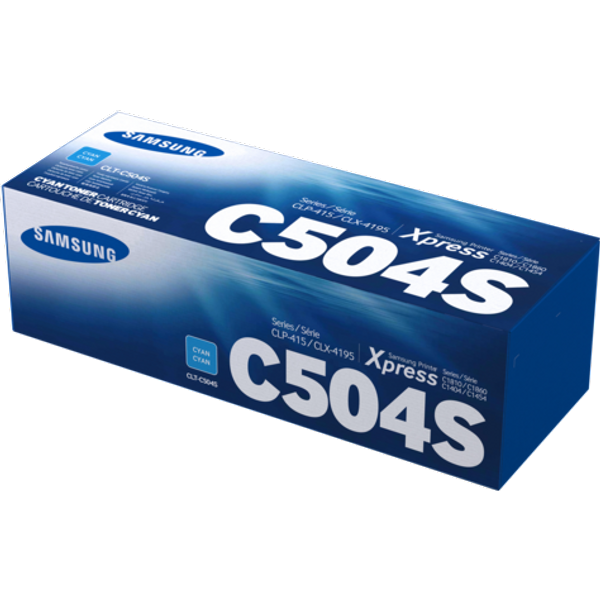 Samsung Cartuccia Toner Ciano Originale HP CLT-C504S-image