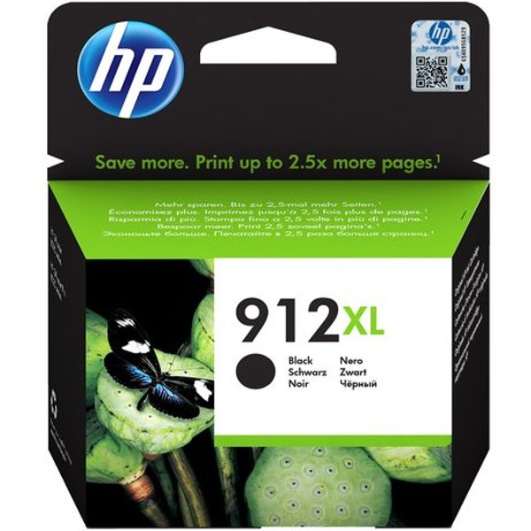 HP Cartuccia Di Inchiostro Nero Originale 912XL Ad Alta Capacità-image