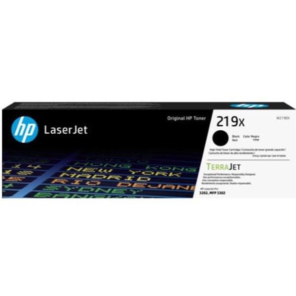 HP Cartuccia Toner Originale Ad Alta Capacità Laserjet 219X Nero-image