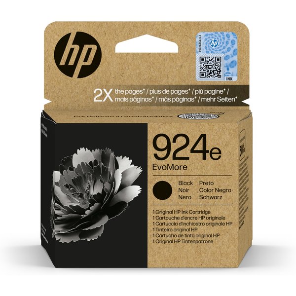 HP Cartuccia Di Inchiostro Nero Originale 924E Evomore-image