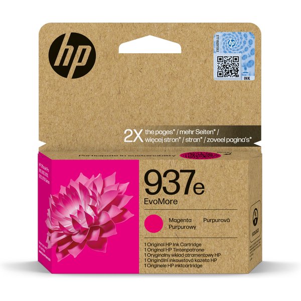 HP Cartuccia Di Inchiostro Magenta Originale 937E Evomore-image