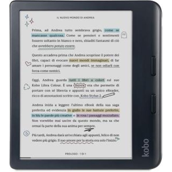 Kobo Ebook-Reader Ebookreader Libra Colour Black Schwarz (N428-KU-BK-K-CK)-image