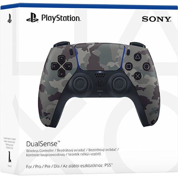 Gamepad PS5 Sony Wireless Dual Sense Gray Camouflage V3 EU-image