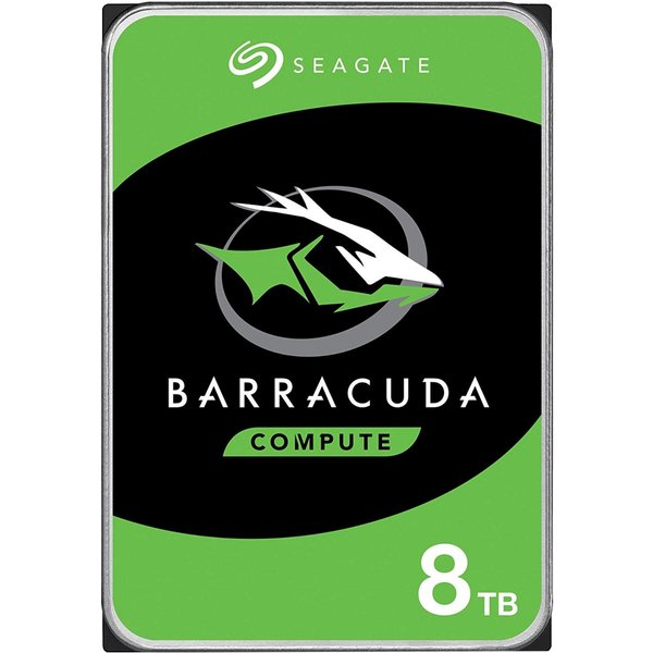 Seagate Barracuda ST8000DM004 Disco Rigido Interno 8 TB 5400 Giri/Min 256 MB 3.5" Serial ATA III-image