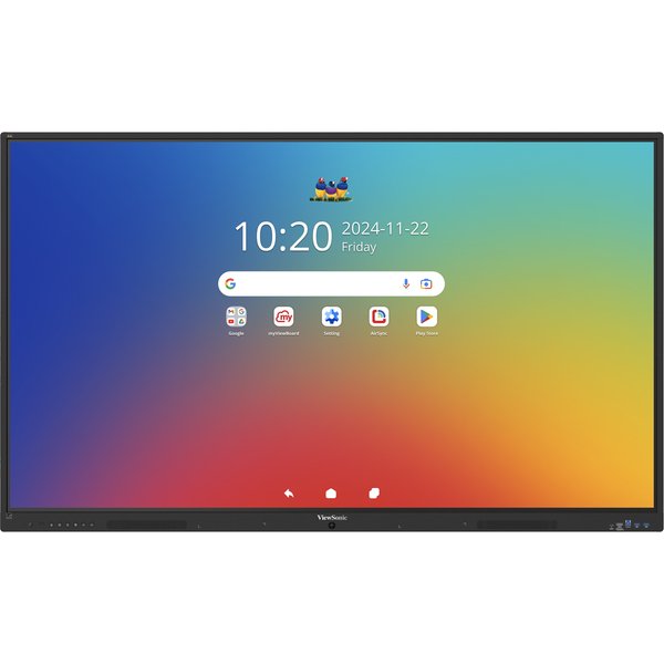 Viewsonic IFP 65IN 4K Android 16 Edla 64 Lavagna Interattiva 165,1 Cm (65") 3840 X 2160 Pixel Touch Screen-image