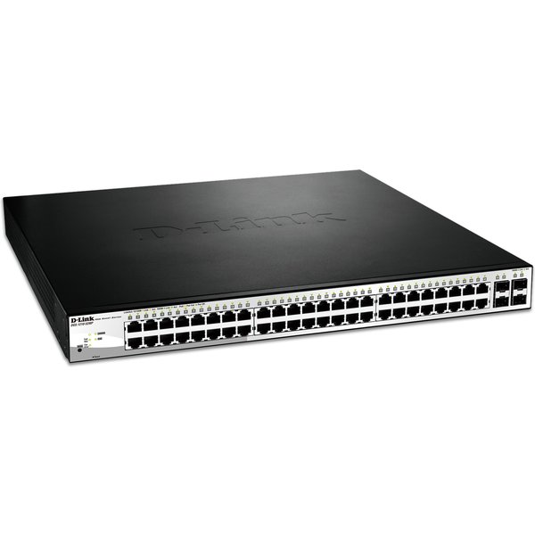 D-Link DGS-1210-52MP Switch Di Rete Gestito L2 Gigabit Ethernet (10/100/1000) 1U Nero-image