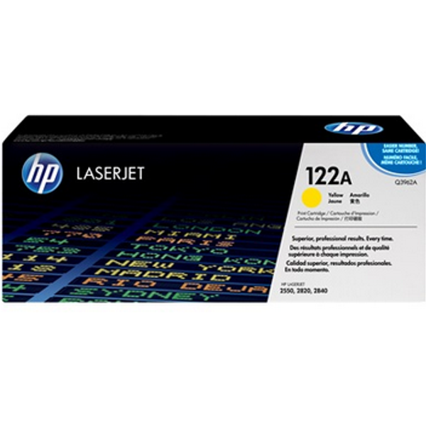 HP 122A Yellow Original Laserjet Toner Cartridge Cartuccia Toner 1 Pz Originale Giallo-image