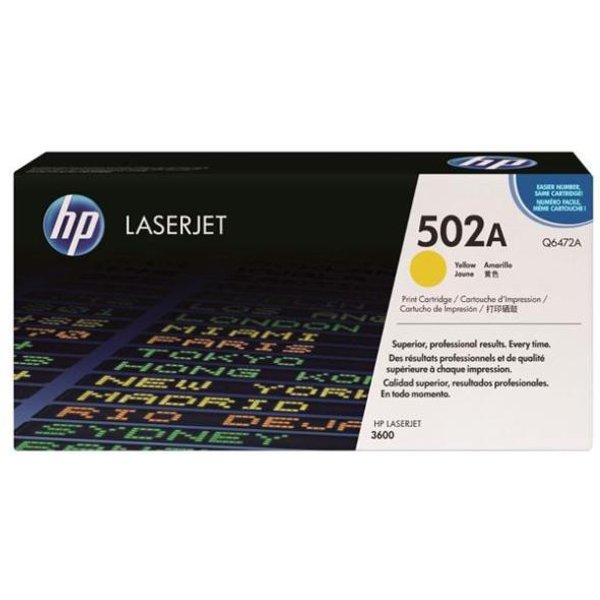 HP Cartuccia Toner Originale Giallo Laserjet 502A-image