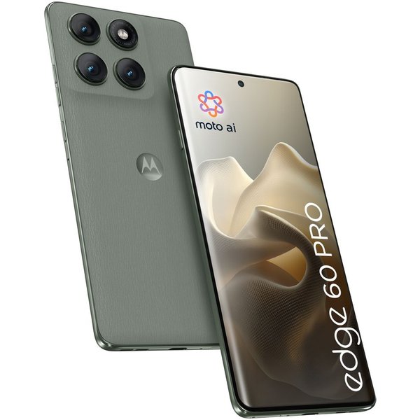 Motorola Edge 60 Pro Con Moto AI (12/512GB, Fotocamera 50+50+10MP, Selfie 50MP, Display 6.67" Poled 120Hz, Mediatek Dimensity 8350, Batteria 6000Mah, Ricarica 90W, Android 15), Pantone Shadow-image
