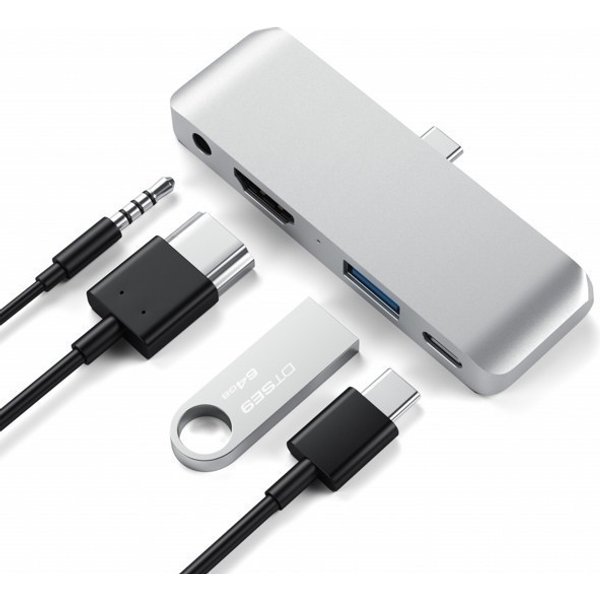 Satechi ST-TCMPHM Hub Di Interfaccia USB 3.2 Gen 1 (3.1 Gen 1) Type-C 5000 Mbit/S Grigio-image