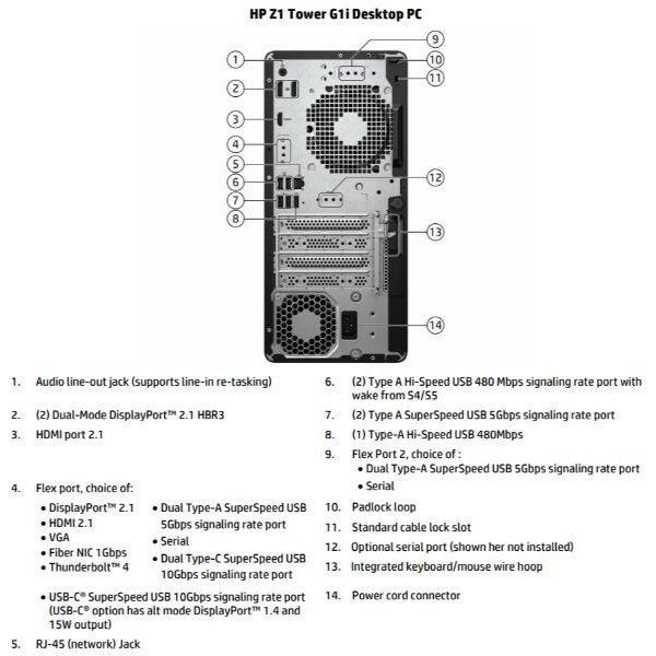 Z1 Twr G1I U5 16/1TB W11P Uhd 3YW-image