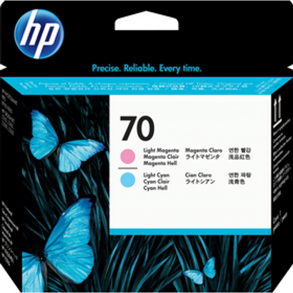 HP Testina Di Stampa Magenta Chiaro E Ciano Chiaro Designjet 70-image