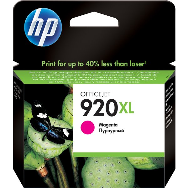 HP Cartuccia Originale Inchiostro Magenta Ad Alta Capacità 920XL-image