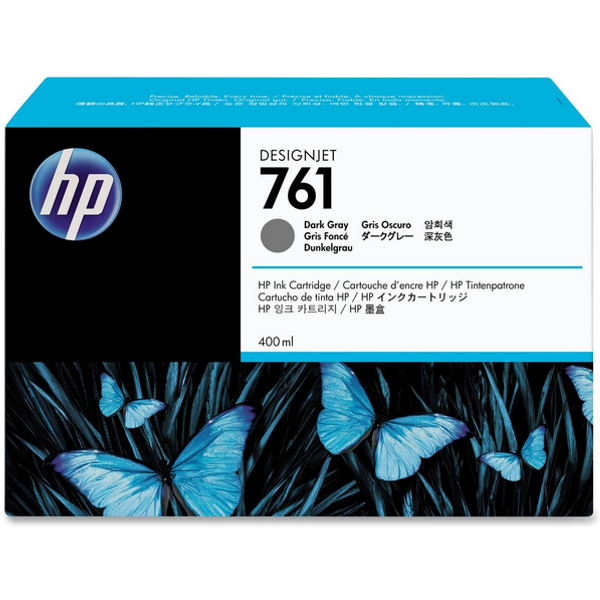 HP Cartuccia Inchiostro Grigio Scuro Designjet 761, 400 Ml-image