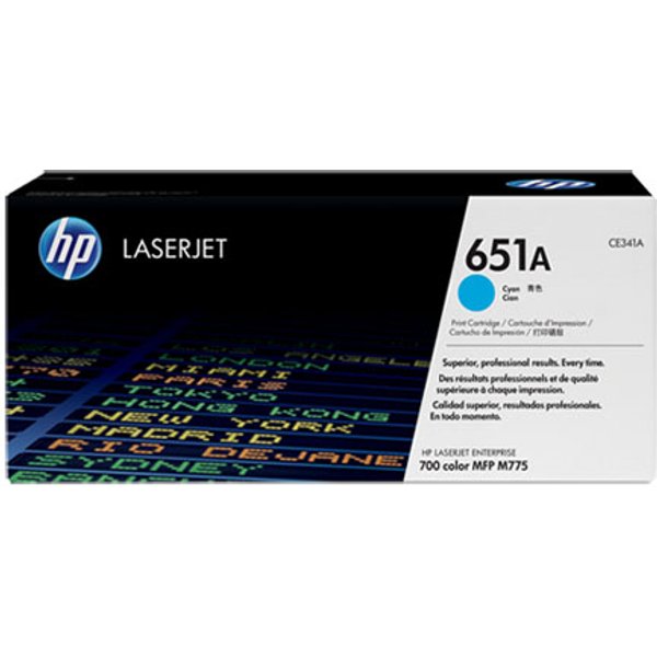 HP Cartuccia Toner Originale Ciano Laserjet 651A-image