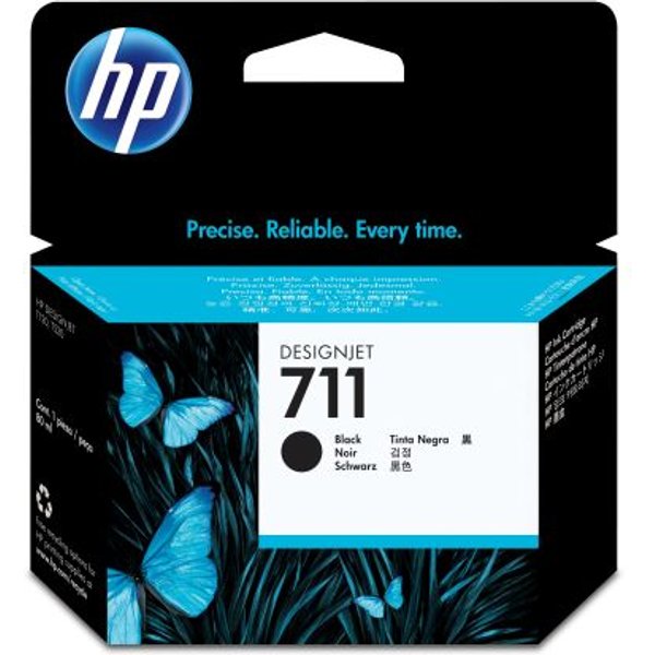HP Cartuccia Inchiostro Nero Designjet 711, 80 Ml-image