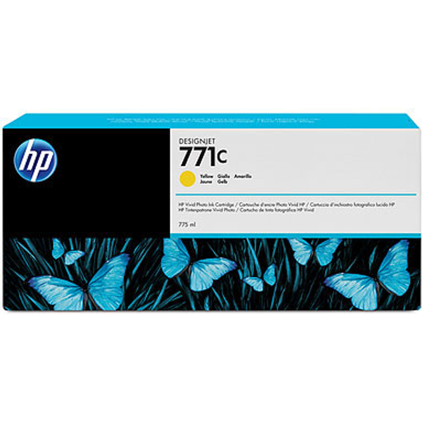 HP Cartuccia Inchiostro Giallo Designjet 771C, 775 Ml-image