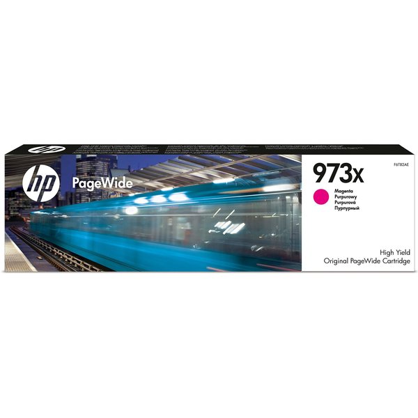 HP Cartuccia Magenta Ad Alta Capacità Originale 973X Pagewide-image