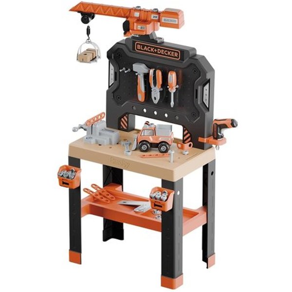 Set Attrezzi Lavoro Giocattolo Smoby 7600360741 Black & Decker Banco C-image