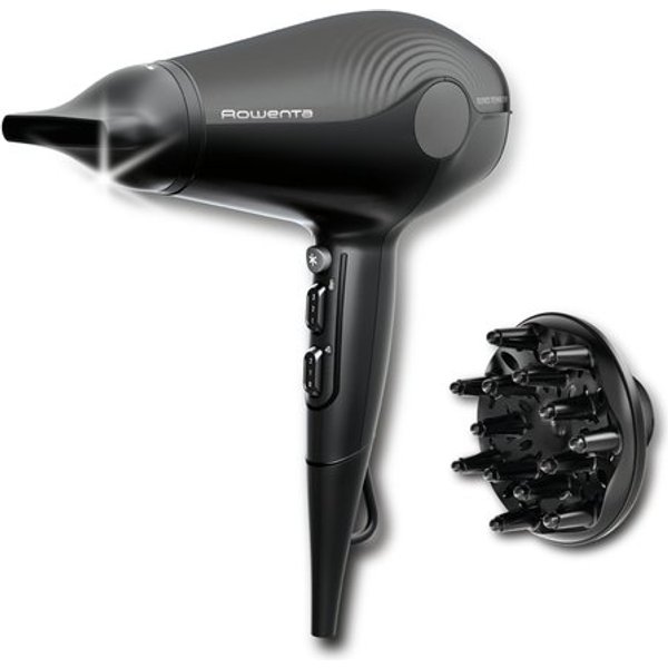 Rowenta Ultra Silence CV6430 Asciuga Capelli 1800 W Nero-image