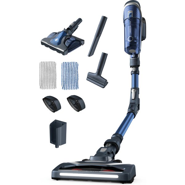 Rowenta X-Force RH9680 Aspirapolvere A Bastone 2 In 1 Batteria Secco Senza Sacchetto 185 W Blu, Grigio-image
