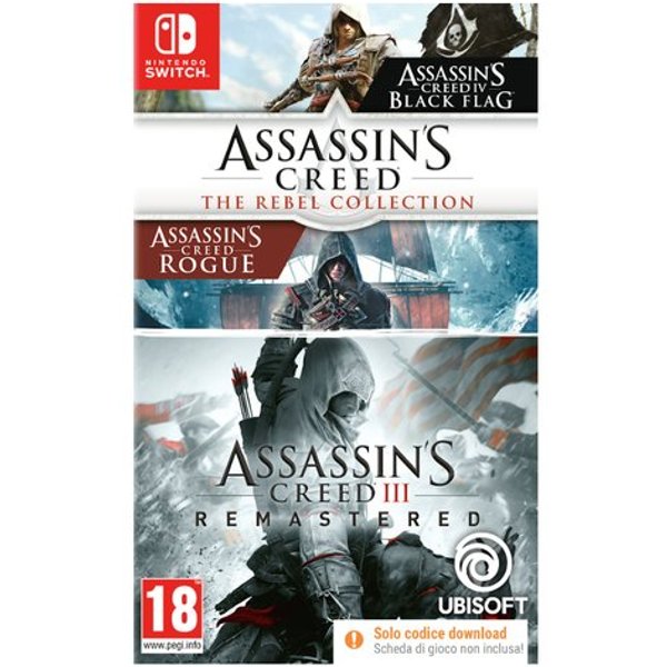 Videogioco Ubisoft L00093 Switch Assassins Creed The Rebel Collection-image