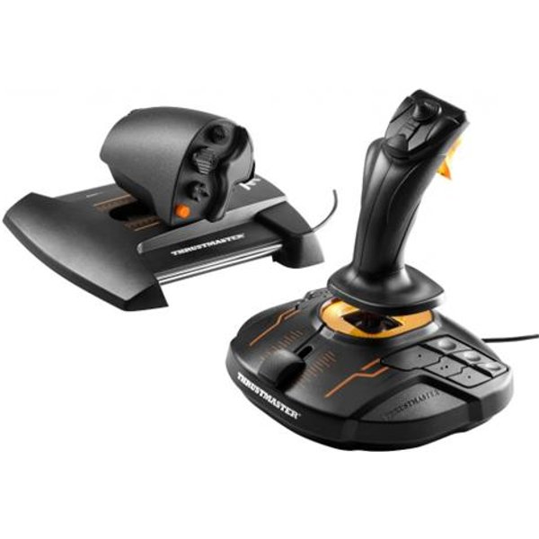 Thrustmaster T-16000M FCS Hotas Nero, Arancione USB Joystick Analogico/Digitale PC-image