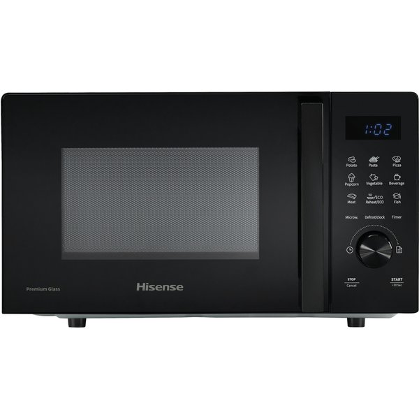 Hisense H20MOBSD1HG Forno A Microonde Nero Microonde Con Grill Superficie Piana 20 L 700 W-image