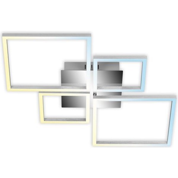 Plafoniera Briloner BT10025 Frame Cromo Alluminio-image