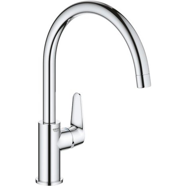 Miscelatore Lavello Grohe 31554001 Start Curve Cromo Starlight-image