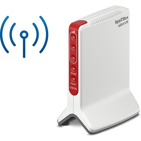Box Fritz! 6820 LTE Router Wireless Gigabit Ethernet Banda Singola (2.4 Ghz) 4G Bianco-image