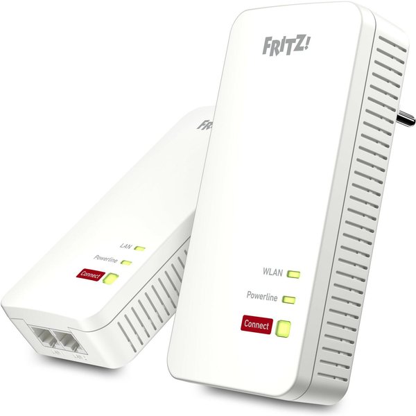 Powerline 1240 AX Wlan Set 1200 Mbit/S Collegamento Ethernet LAN Wi-Fi Bianco 2 Pz-image