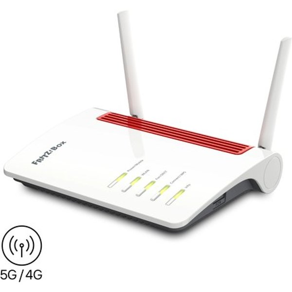 Modem Router Fritz! 20003181 BOX 6850 5G V2 International White E Red-image