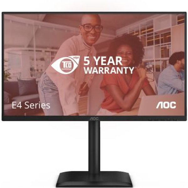 AOC E4 24E4CV Monitor PC 60,5 Cm (23.8") 1920 X 1080 Pixel Full HD LED Nero-image