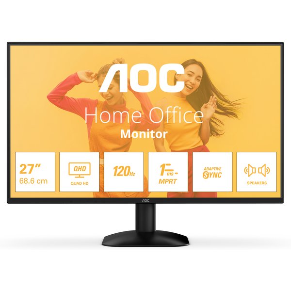 AOC B3 Q27B35S3 Monitor PC 68,6 Cm (27") 2560 X 1440 Pixel Quad HD LED Nero-image