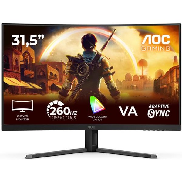 AOC G4 C32G42ZE Monitor PC 80 Cm (31.5") 1920 X 1080 Pixel Full HD LED Nero, Rosso-image