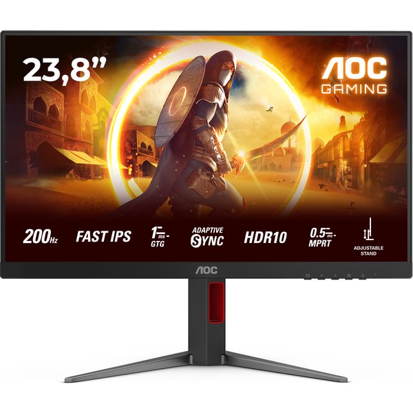 AOC G4 24G4HA Monitor PC 60,5 Cm (23.8") 1920 X 1080 Pixel Full HD LED Nero, Rosso-image