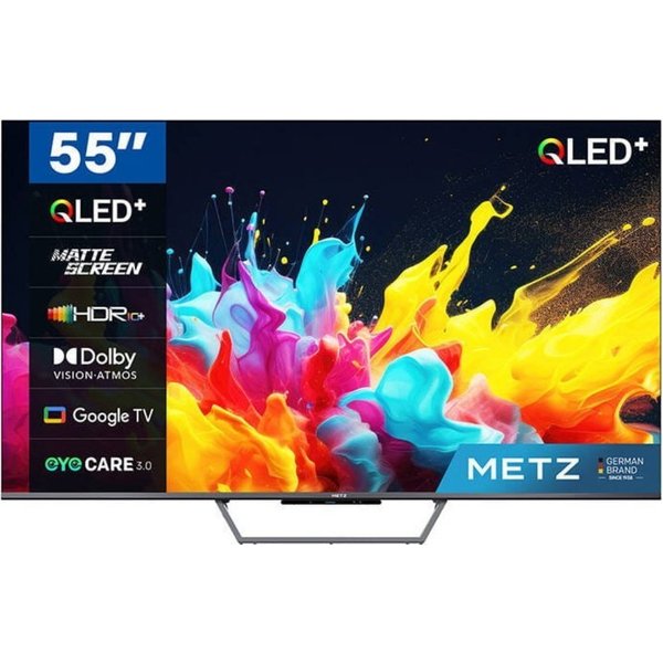 Metz 55MQE7600Y Tv 55 Smart Qled 4K Ultra HD DVB-T2/S2 Google Wi-Fi Classe F-image
