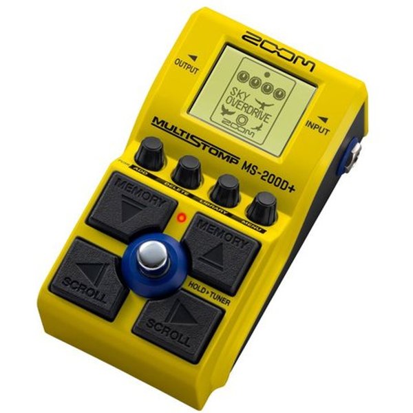 Multieffetto Chitarra Zoom Multistomp MS 200D+ Yellow-image