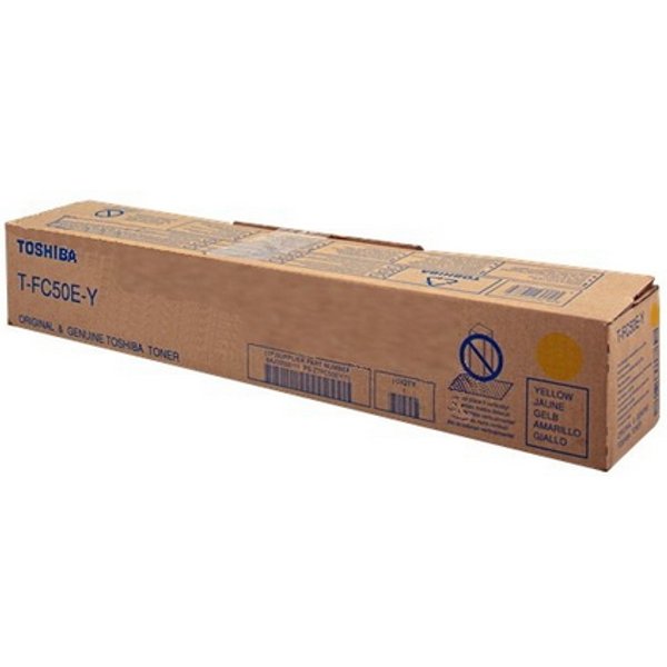 Toshiba Toner T-FC50EY TFC50EY Giallo Gel (6AJ00000111)(6AJ00000225)-image