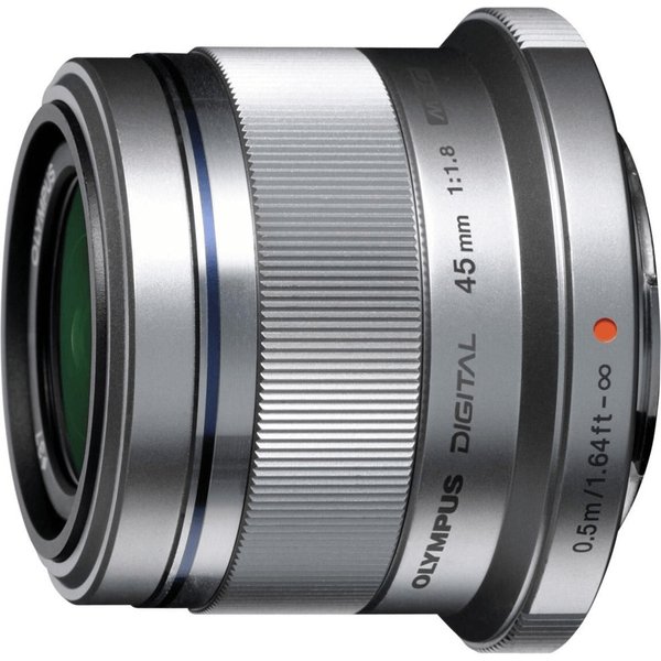 Obiettivo Olympus M.Zuiko Digital 45Mm F/1.8 Colore Silver-image