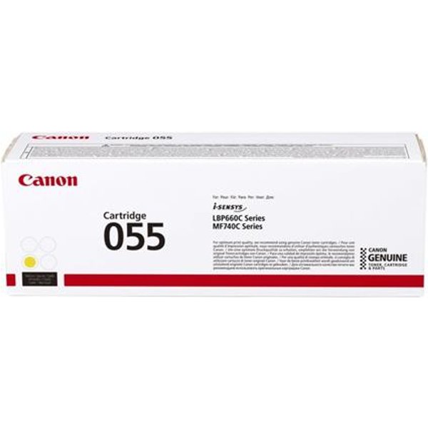 Canon 055 Cartuccia Toner 1 Pz Originale Giallo-image