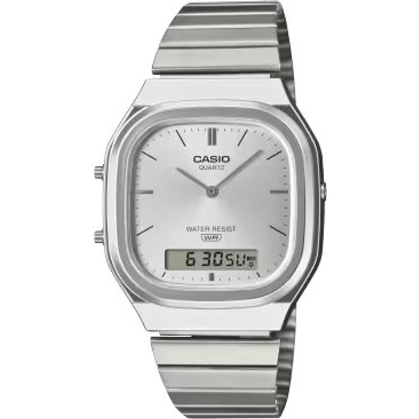 Orologio Casio AQ 240E 7AEF Vintage Silver-image