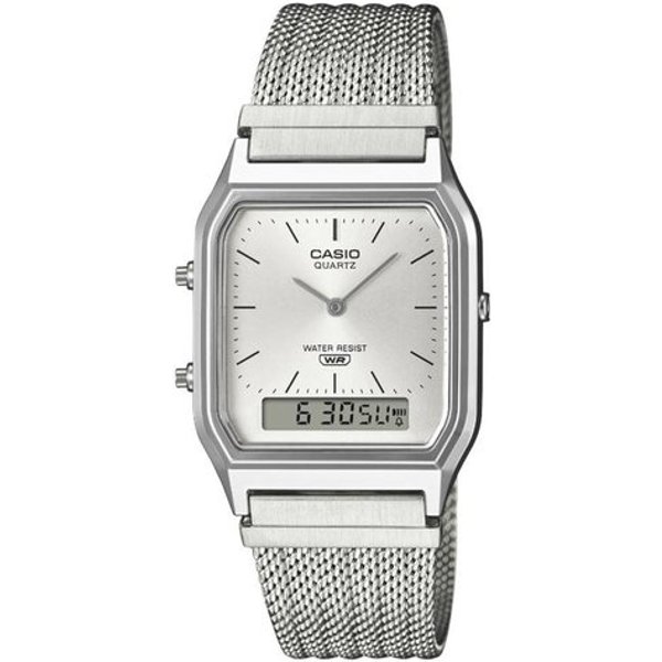 Orologio Casio AQ 230EM 7AEF Vintage Silver-image