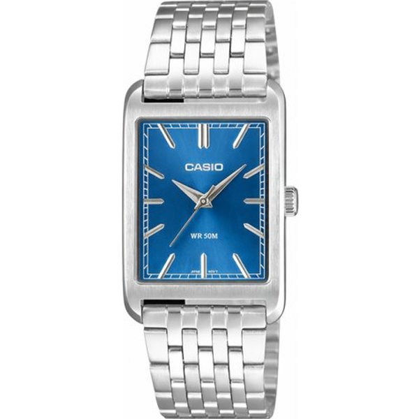 Orologio Casio MTP B215D 2AVER Silver E Blue-image