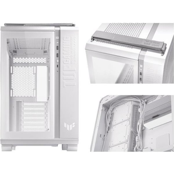 Asus TUF Gaming GT502 Midi Tower Bianco-image